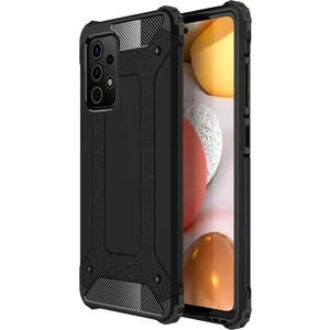 Samsung Galaxy A72 Kapak Çift Katmanlı Zırh Tank Kılıf - Siyah