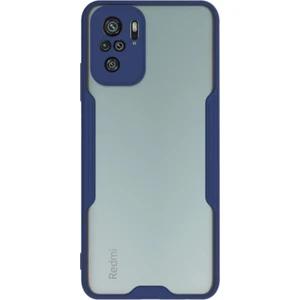 Xiaomi Redmi Note 10S Kılıf Kamera Korumalı Colorful Kapak - Lacivert