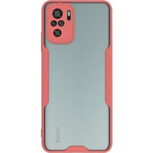 Xiaomi Redmi Note 10S Kılıf Kamera Korumalı Colorful Kapak - Pembe
