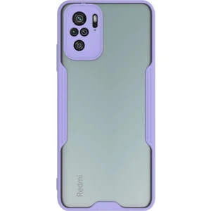 Xiaomi Redmi Note 10S Kılıf Kamera Korumalı Colorful Kapak - Lila