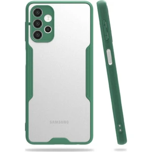 Samsung Galaxy A32 Kılıf Kamera Korumalı Colorful Kapak - Yeşil