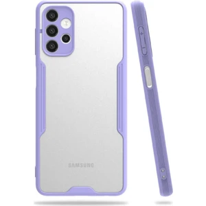 Samsung Galaxy A72 Kılıf Kamera Korumalı Colorful Kapak - Lila