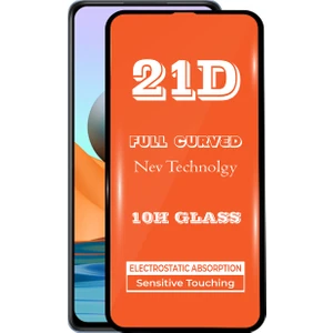 Xiaomi Redmi Note 10 Pro Tam Kaplayan 21D Temperli Ekran Koruyucu Cam