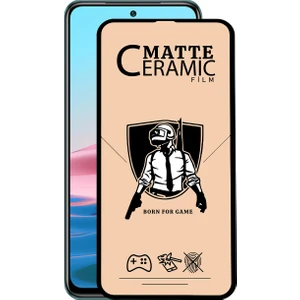 Xiaomi Redmi Note 10 Tam Kaplayan Mat Seramik Nano Esnek Ekran Koruyucu Cam