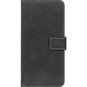 Fitcase Samsung Galaxy A01 Core (A013) Kılıf Kroko Desen Kapaklı Cüzdanlı Siyah