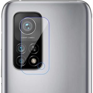 Xiaomi Mi 10T Kamera Lens Koruyucu 3D Cam Şeffaf