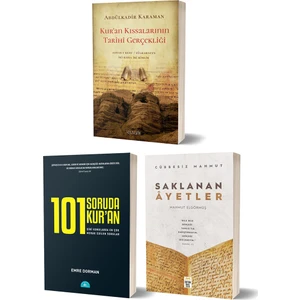 101 Soruda Kur'an & Kuran Kıssalarının Tarihi Gerçekliği & Saklanan Ayetler 3 Kitap Set