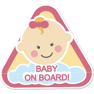 Ubga Gift Arabada Bebek Var Araç Sticker (15 x 15 Cm)