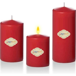 3'lü Small Set Mum Kırmızı