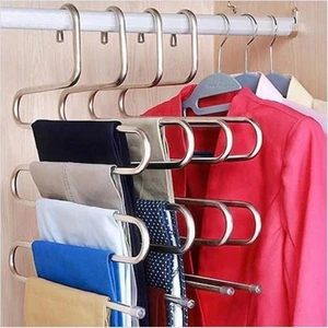 Trendy Shop Metal Pantolon Pijama Askısı 5 Katlı Dolap Içi Düzenleyic