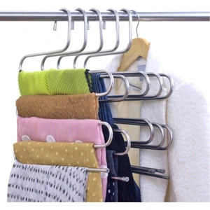 Trendy Shop Metal Krom 5 Katlı Pantalon - Eşarp Askısı 2'Li