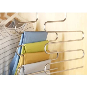 Trendy Shop Çok Kullanışlı 5 Katlı Metal Pantolon Bluz Elbise Eşarp Askısı