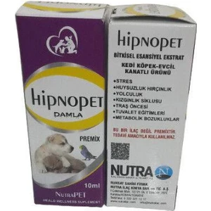 Hipnopet Damla 10 - Kedi Köpek Kanatlı Yolculuk Kızgınlık Stres Hırçınlık Giderici