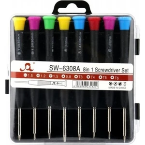 SW-6308A 8in 1 Tornavida Seti
