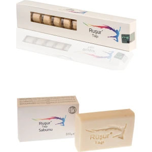 Ruşur Sefidab 1 Kutu Ruşur Taşı ve Ruşur Taşı Sabunu