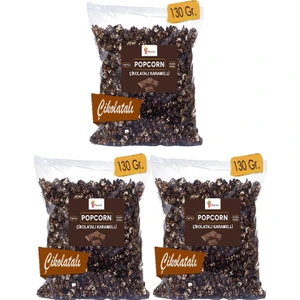 Çikolatalı Patlamış Mısır / Popcorn 3 x 130 gr