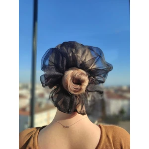 121Y - Dev Boy Oversize Organze Scrunchie Saç Lastiği