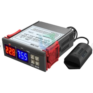 STC-3028 Isı ve Nem Termostatı Çift Ekran 220V