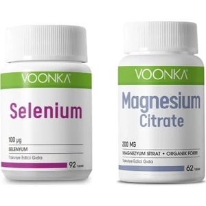 Selenium 100 Mcg+Magnesium Citrate 200 Mg 62 Tablet