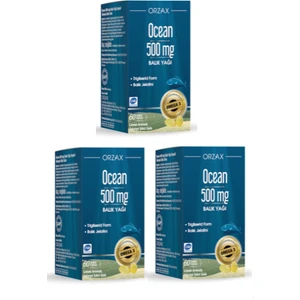 Saf Omega 3 Balık Yağı 500 Mg 60 Kapsül X3 Adet