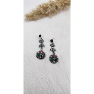 Hd Marketim Vintage Hürrem Sultan Otantik Sallantılı Küpe Taşlı
