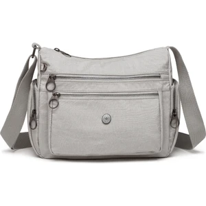 Smart Bags Özel Krinkıl Kumaş Çapraz Çanta Gri 1115