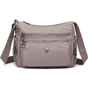 Smart Bags Özel Krinkıl Kumaş Çapraz Çanta Vizon 1115