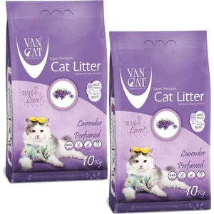 Van Cat Vancat Lavanta Kokulu Ince Taneli Kedi Kumu 10 kg 2 Adet