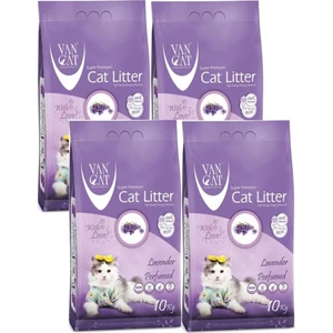 Van Cat Vancat Lavanta Kokulu Ince Taneli Kedi Kumu 10 kg 4 Adet