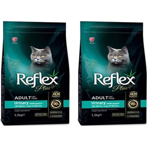 Plus Urinary Tavuklu Kuru Kedi Maması 1,5 kg 2 Adet