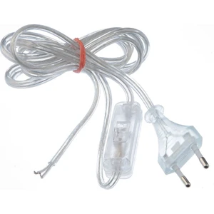 Tekiş Arapuarlı 2mt.şeffaf Kablolu Fiş