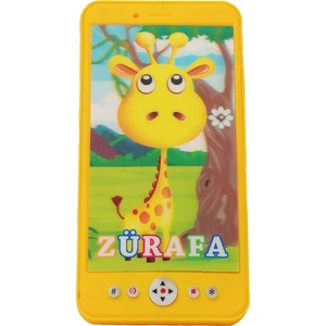 Pilli Sesli Işıklı 3D Zürafa Oyuncak Telefon
