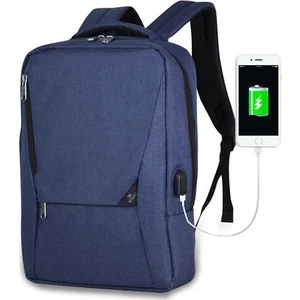 My Valice Smart Bag Active USB Şarj Girişli Slim Notebook Sırt Çantası Lacivert