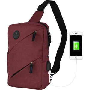 My Valice Smart Bag Usb'li Çapraz Göğüs Çantası 1504 Bordo