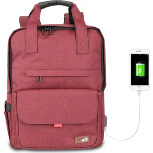 My Valice Smart Bag USB Şarj Girişli Akıllı Sırt Çantası 1205 Bordo