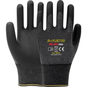 B-FLEX110 Likralı Nitril Eldiven Iş Eldiveni 12 Çift