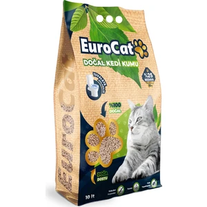 Eurocat Hızlı Topaklaşan Doğal Kedi Kumu 10 Lt 3.75 kg