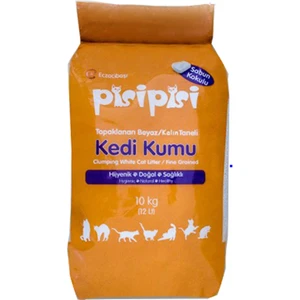 Pisipisi Ince Taneli Sabunlu Kedi Kumu 10 kg (12 Lt)