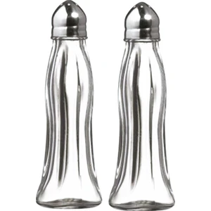 35 ml Metal Başlıklı Cam Tuzluk - Biberlik - 12 cm -80030