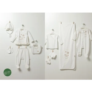 Organik Pamuk Kız Bebek 10LU Set