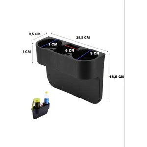 Ankaflex Plus Araç Içi Koltuk Yanı Arası Bardak Tutucu ve Koltuk Başlığı Bardaklık