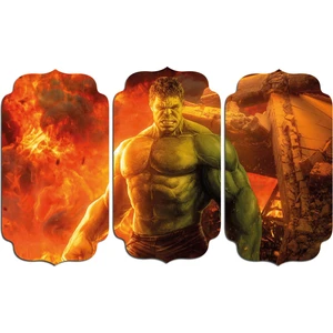 Hulk Yeşil Dev Mdf Tablo 0534 (Model D)
