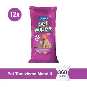 Deep Fresh Pet Temizleme Mendili 12 X 30 Yaprak