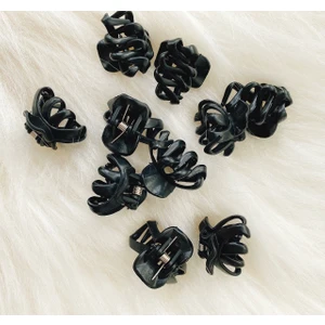 Yeşim Aksesuar Mini Mandaltoka & Mini Kıskaçlı Toka & Kelebek Toka (10 Adet)