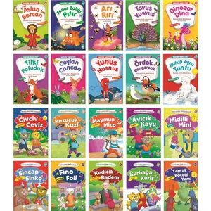 Hikayelerle Dini Değerler + Hadis Bahçesi Mini Masallar 20 Kitap - Nefise Atçakarlar