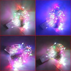 Iç Mekan LED Aydınlatma Rgb Animasyonlu Şeffaf Kablo 10M Ip Yılbaşı Süs