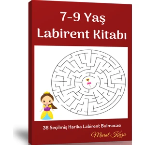 Enine Boyuna Eğitim 7-9 Yaş Için Labirent Bulmaca Kitabı
