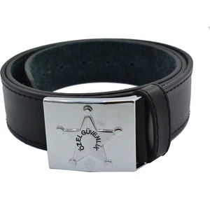 Trend Deri Özel Güvenlik Kemeri 4.5 cm Security Belt