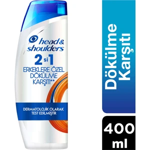 Head & Shoulders 2'si 1 Arada Kepek  Şampuan Erkeklere Özel   400 ml