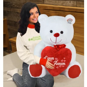Özgüner Oyuncak 100 cm Canım Annem Kalpli Büyük Ayıcık